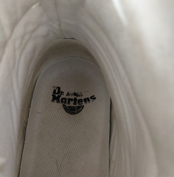 Dr. Martens Combs White Combat Boots Men\'s Size 8.5 High-Top Lug Sole Boots main image 11